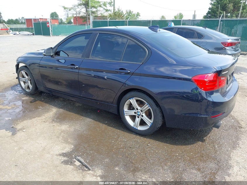 2014 BMW 3er VIN WBA3B1C53EK134109 IAAI salvage auction — FRONT END, Salvage Title, sold $1,200 on 2026-08-14 (photo 3)