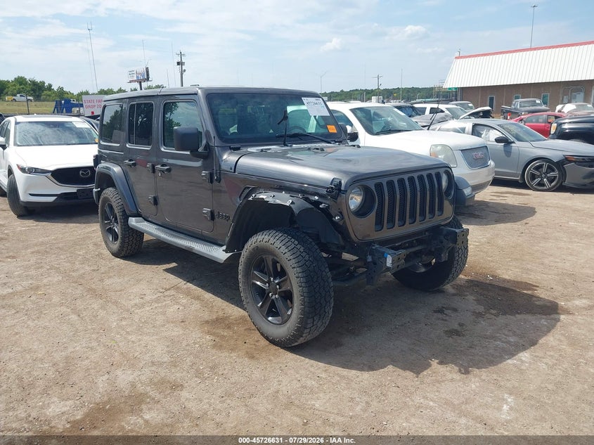 2019 Jeep Wrangler / VIN 1C4HJXEG6KW638378 — IAAI salvage auction photo