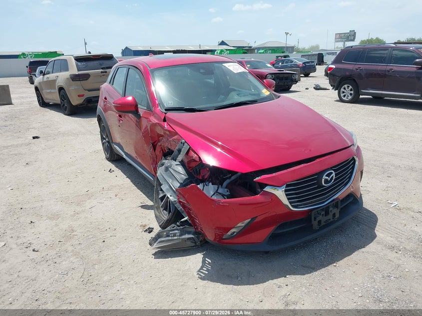 2018 Mazda Cx-3 VIN JM1DKFD76J0301461 IAAI salvage auction — RIGHT FRONT, Salvage Title, sold $3,100 on 2026-08-29 (photo 1)