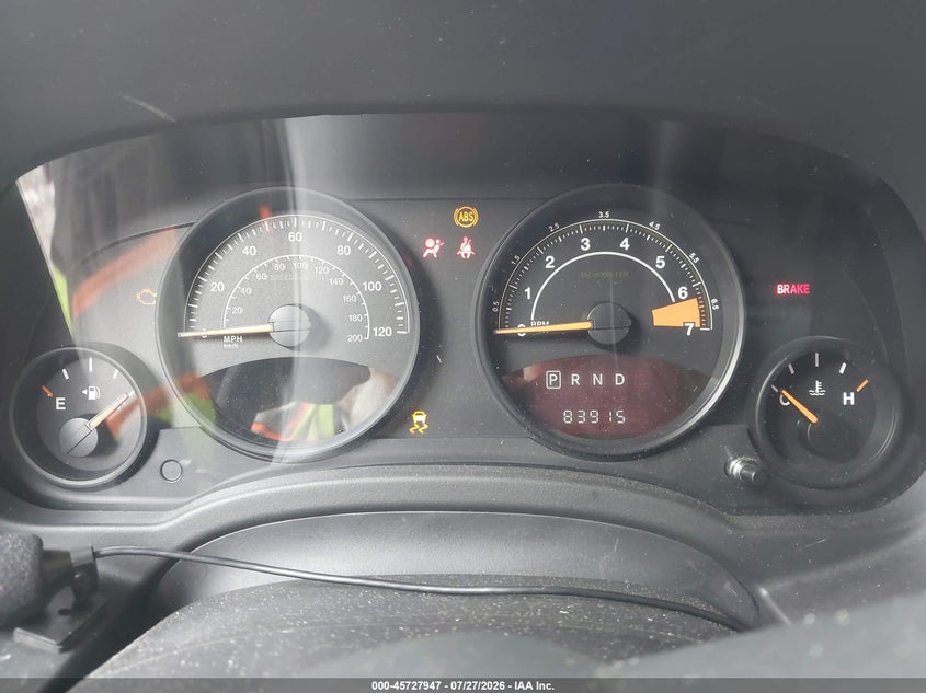 2017 Jeep Liberty (patriot) VIN 1C4NJPBB0HD166596 IAAI salvage auction — FRONT END, Salvage (Pennsylvania), sold $350 on 2026-08-13 (photo 7)
