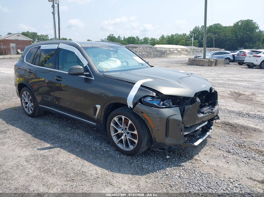 2025 BMW X5 VIN 5UX23EU05S9W72060 IAAI salvage auction — FRONT END, Salvage (Kentucky), sold $11,100 on 2026-07-30 (photo 1)