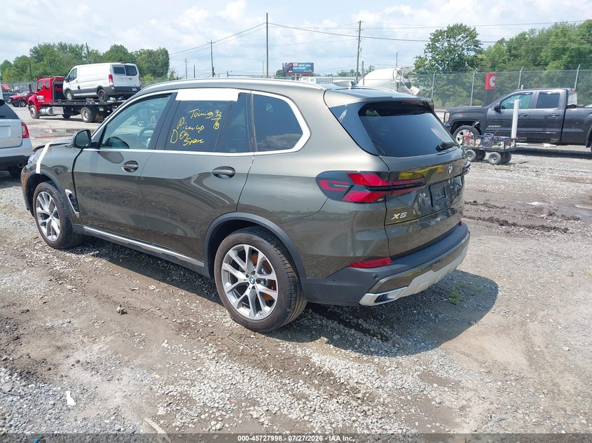 2025 BMW X5 VIN 5UX23EU05S9W72060 IAAI salvage auction — FRONT END, Salvage (Kentucky), sold $11,100 on 2026-07-30 (photo 3)