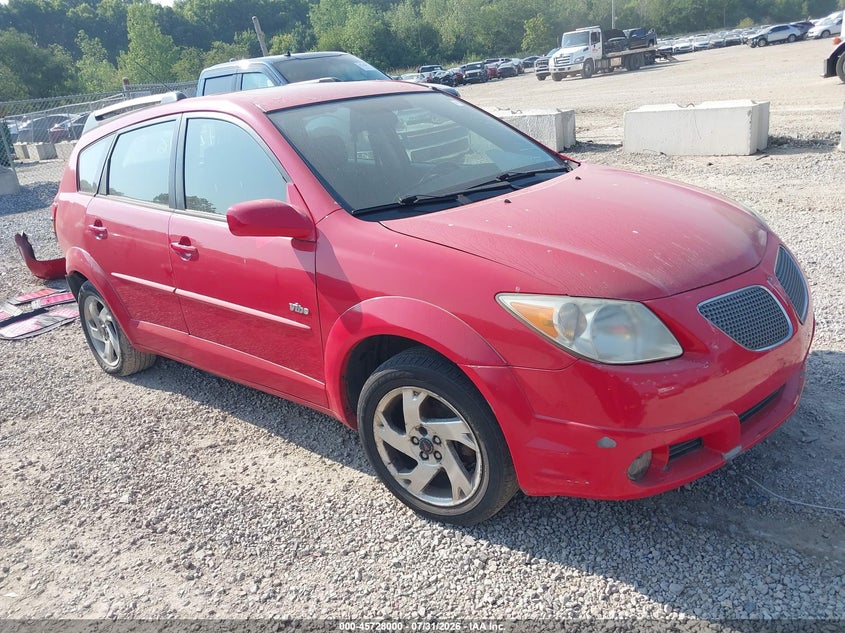 2005 Pontiac Vibe VIN 5Y2SL63805Z423216 IAAI salvage auction — REAR END, Salvage (Ohio), sold $350 on 2026-08-26 (photo 1)