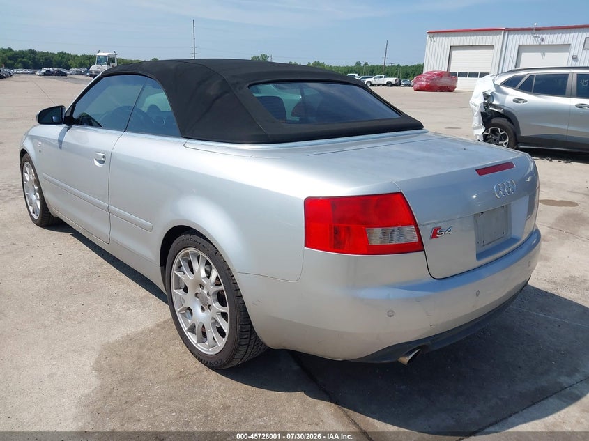 2006 Audi S4 VIN WUARL48H36K900147 IAAI salvage auction — NORMAL WEAR, Clear (Missouri), sold $725 on 2026-08-11 (photo 3)