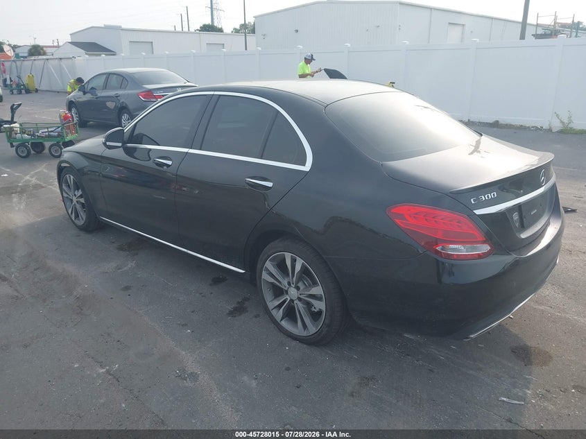 2016 Mercedes-benz C-klasse VIN WDDWF4JB0GR135023 IAAI salvage auction — LEFT FRONT, Wait Title, sold $4,550 on 2026-08-10 (photo 3)