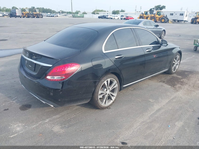 2016 Mercedes-benz C-klasse VIN WDDWF4JB0GR135023 IAAI salvage auction — LEFT FRONT, Wait Title, sold $4,550 on 2026-08-10 (photo 4)