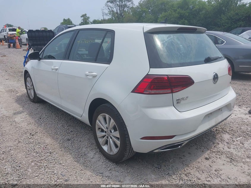 2018 Volkswagen Golf VIN 3VWG17AUXJM279362 IAAI salvage auction — RIGHT FRONT, Wait Title, sold $4,650 on 2026-08-14 (photo 3)