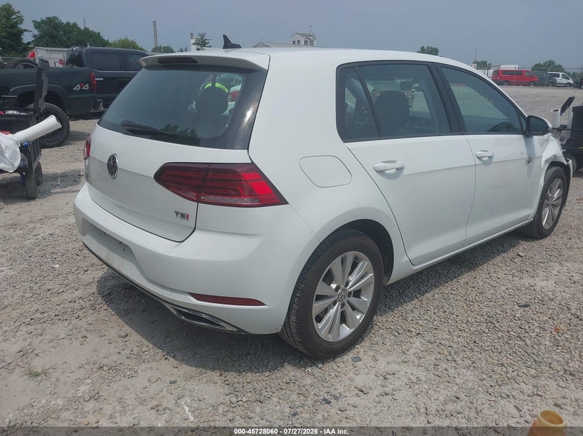 2018 Volkswagen Golf VIN 3VWG17AUXJM279362 IAAI salvage auction — RIGHT FRONT, Wait Title, sold $4,650 on 2026-08-14 (photo 4)
