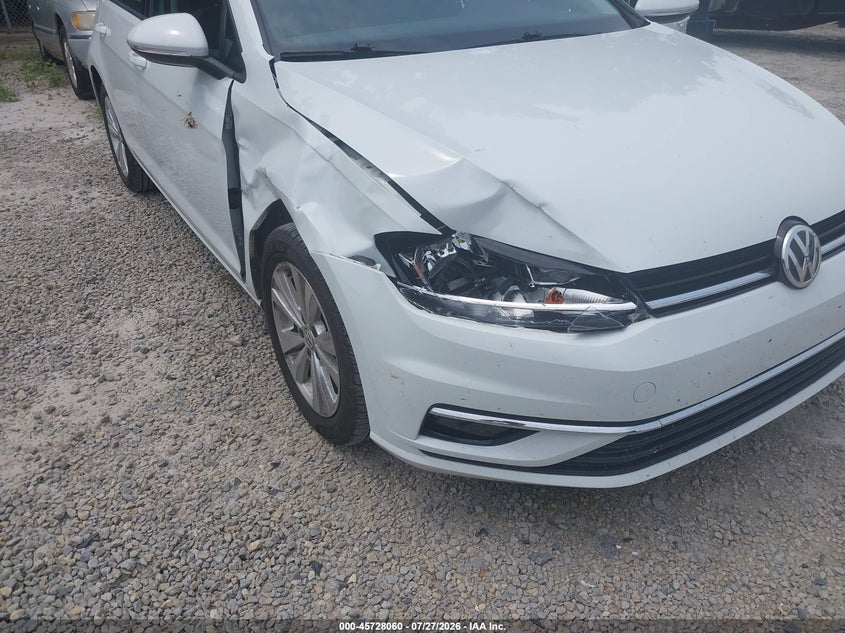 2018 Volkswagen Golf VIN 3VWG17AUXJM279362 IAAI salvage auction — RIGHT FRONT, Wait Title, sold $4,650 on 2026-08-14 (photo 6)