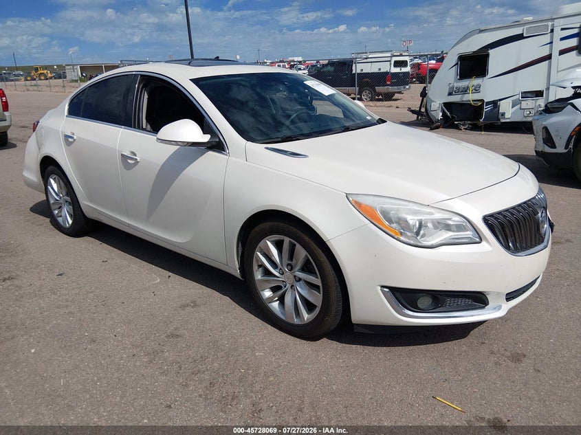 2014 Buick Regal VIN 2G4GN5EX6E9162453 IAAI salvage auction — FRONT & REAR, Salvage (Colorado), sold $875 on 2026-09-09 (photo 1)