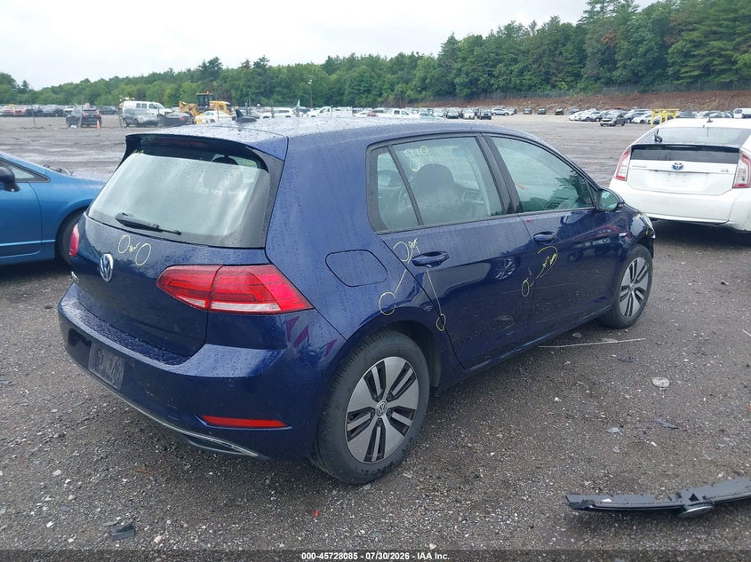 2017 Volkswagen E-golf VIN WVWPR7AU2HW950495 IAAI salvage auction — FRONT END, Salvage (Massachusetts), sold $3,600 on 2026-08-13 (photo 4)
