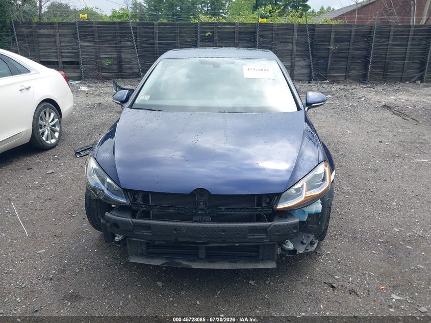 2017 Volkswagen E-golf VIN WVWPR7AU2HW950495 IAAI salvage auction — FRONT END, Salvage (Massachusetts), sold $3,600 on 2026-08-13 (photo 6)