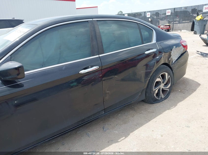 2017 Honda Accord VIN 1HGCR2F33HA193493 IAAI salvage auction — LEFT SIDE, Wait Title, sold $25 on 2026-08-19 (photo 6)