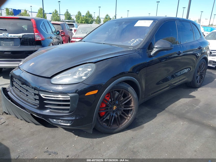 2016 Porsche Cayenne VIN WP1AC2A21GLA88877 IAAI salvage auction — SIDE, Wait Title, sold $11,150 on 2026-09-11 (photo 2)