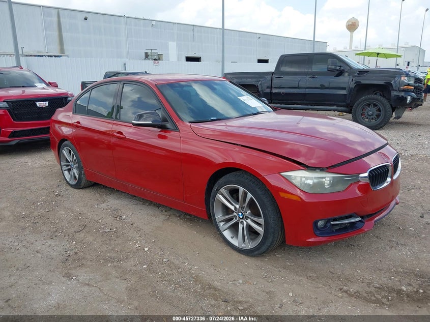 2015 BMW 3er VIN WBA3A5G55FNS91841 IAAI salvage auction — REPOSSESSION, Salvage Title, sold $2,100 on 2026-08-13 (photo 1)