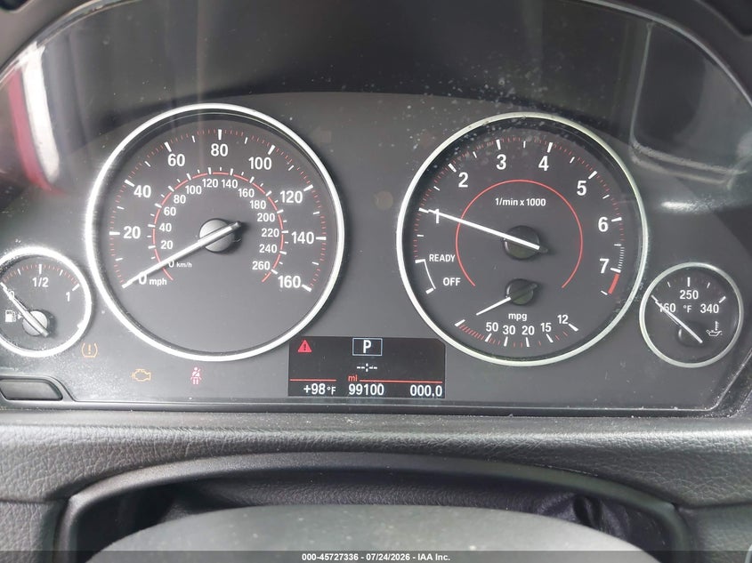 2015 BMW 3er VIN WBA3A5G55FNS91841 IAAI salvage auction — REPOSSESSION, Salvage Title, sold $2,100 on 2026-08-13 (photo 7)