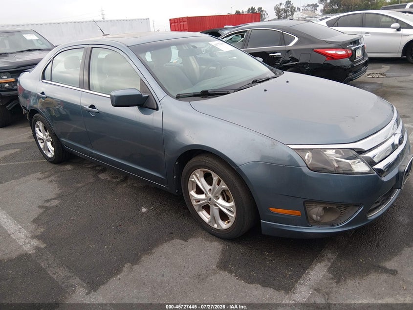 2012 Ford Fusion VIN 3FAHP0HA8CR441803 IAAI salvage auction — REAR END, Salvage (California), sold $625 on 2026-08-01 (photo 1)