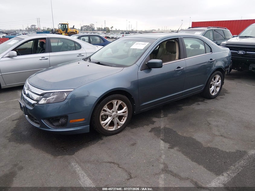 2012 Ford Fusion VIN 3FAHP0HA8CR441803 IAAI salvage auction — REAR END, Salvage (California), sold $625 on 2026-08-01 (photo 2)