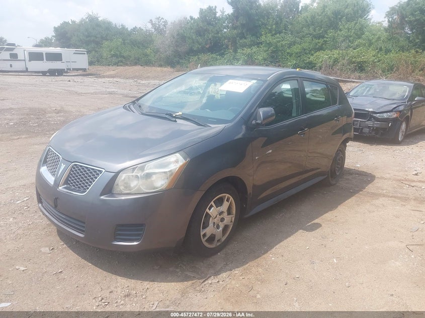 2009 Pontiac Vibe VIN 5Y2SP67059Z476914 IAAI salvage auction — REAR END, Clear (Indiana), sold $1,100 on 2026-08-22 (photo 2)