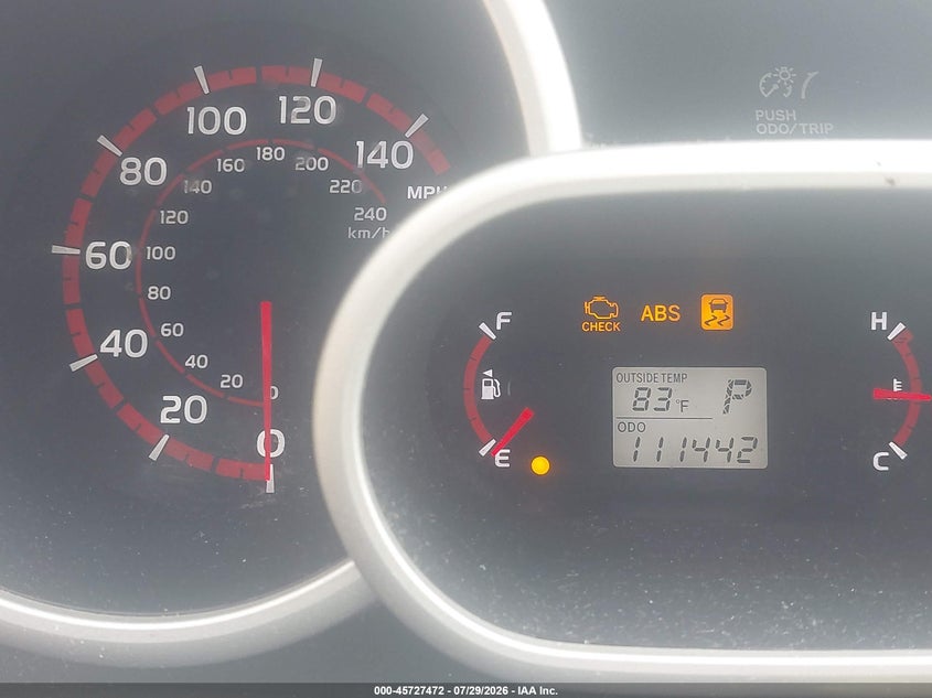 2009 Pontiac Vibe VIN 5Y2SP67059Z476914 IAAI salvage auction — REAR END, Clear (Indiana), sold $1,100 on 2026-08-22 (photo 7)
