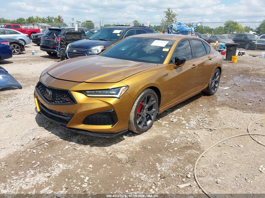 2022 Acura Tlx VIN 19UUB7F95NA000086 IAAI salvage auction — REAR END, Salvage Title, sold $15,400 on 2026-08-29 (photo 2)