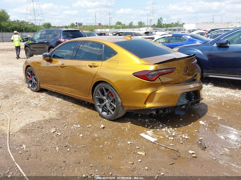2022 Acura Tlx VIN 19UUB7F95NA000086 IAAI salvage auction — REAR END, Salvage Title, sold $15,400 on 2026-08-29 (photo 3)