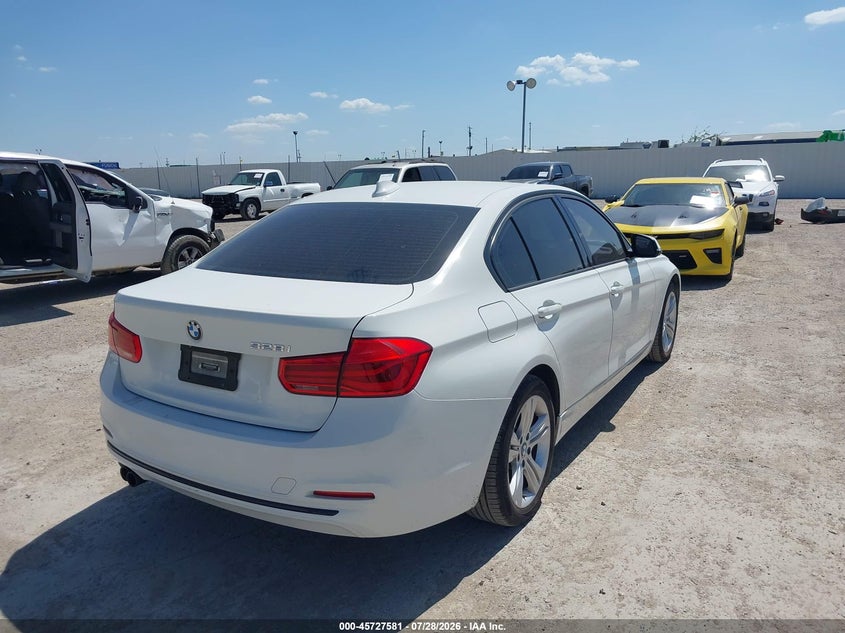 2016 BMW 3er VIN WBA8E9C57GK646387 IAAI salvage auction — LEFT FRONT, Salvage (Texas), sold $3,150 on 2026-08-12 (photo 4)