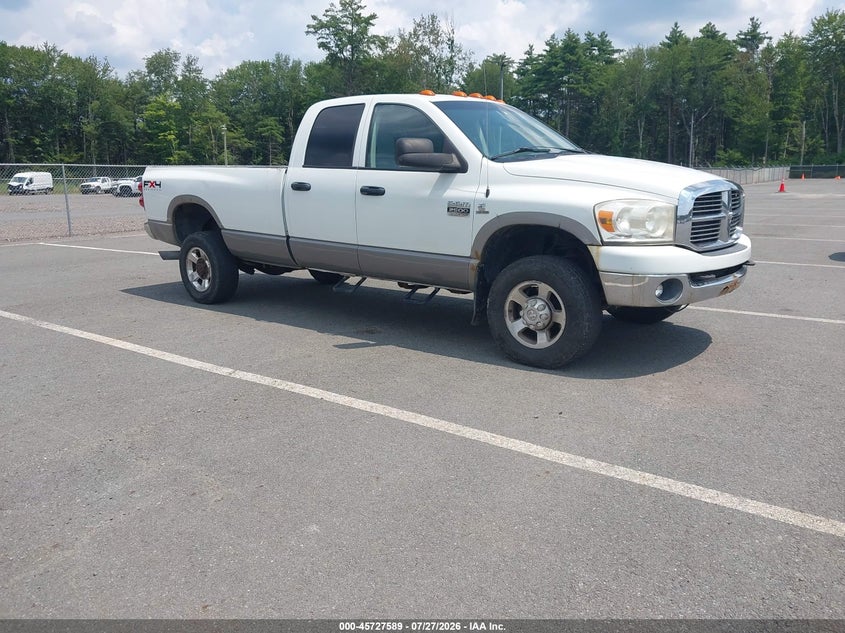 2008 Dodge Ram 2500 VIN 3D7KS28A58G193495 IAAI salvage auction — NORMAL WEAR, Clear (New York), sold $825 on 2026-08-01 (photo 1)