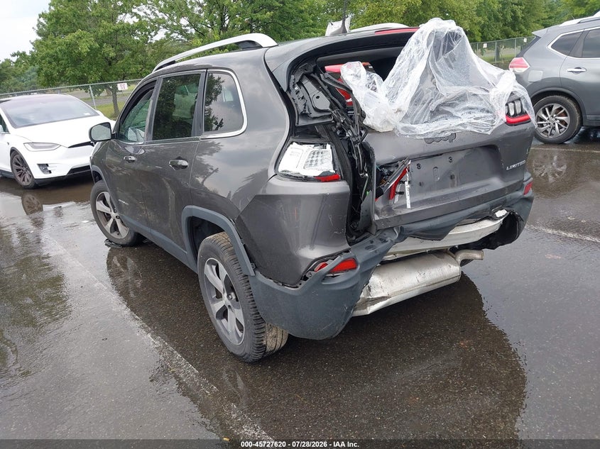 2019 Jeep Cherokee VIN 1C4PJMDX6KD118480 IAAI salvage auction — REAR END, Salvage Title, sold $1,950 on 2026-08-30 (photo 3)
