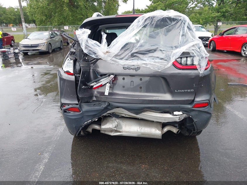 2019 Jeep Cherokee VIN 1C4PJMDX6KD118480 IAAI salvage auction — REAR END, Salvage Title, sold $1,950 on 2026-08-30 (photo 6)