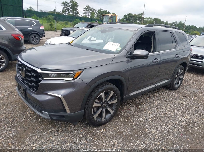 2025 Honda Pilot VIN 5FNYG1H75SB095181 IAAI salvage auction — LEFT SIDE, Salvage Title, sold $21,950 on 2026-09-15 (photo 2)
