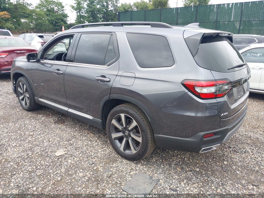 2025 Honda Pilot VIN 5FNYG1H75SB095181 IAAI salvage auction — LEFT SIDE, Salvage Title, sold $21,950 on 2026-09-15 (photo 3)