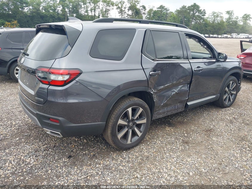2025 Honda Pilot VIN 5FNYG1H75SB095181 IAAI salvage auction — LEFT SIDE, Salvage Title, sold $21,950 on 2026-09-15 (photo 4)