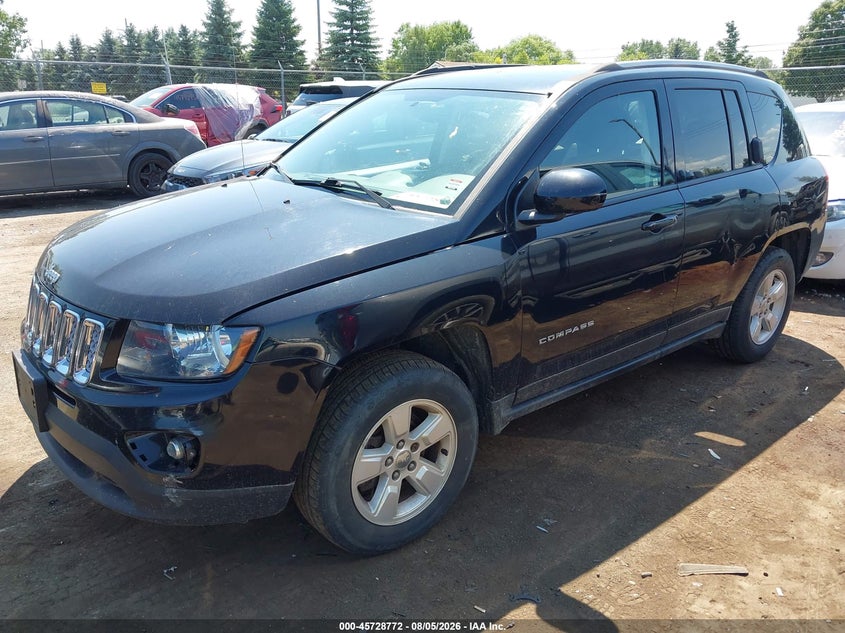 2017 Jeep Compass VIN 1C4NJCEA2HD207192 IAAI salvage auction — NORMAL WEAR, Clear (Michigan), sold $1,600 on 2026-09-17 (photo 2)