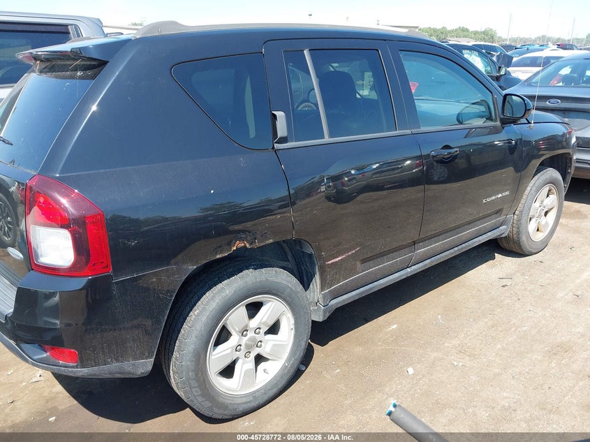 2017 Jeep Compass VIN 1C4NJCEA2HD207192 IAAI salvage auction — NORMAL WEAR, Clear (Michigan), sold $1,600 on 2026-09-17 (photo 4)