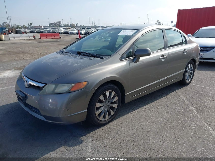 2007 Honda Civic VIN JHMFA16547S008812 IAAI salvage auction — NORMAL WEAR, Clear - Dealer Only (California), sold $25 on 2026-07-30 (photo 2)