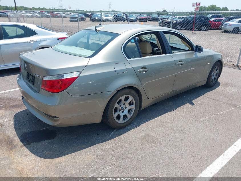 2004 BMW 5 series VIN WBANA53584B850179 IAAI salvage auction — NORMAL WEAR, Clear (Tennessee), sold $275 on 2026-08-04 (photo 4)