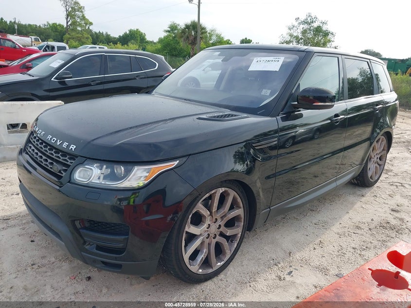 2016 Land rover Range rover sport VIN SALWG2KF2GA635091 IAAI salvage auction — ENGINE DAMAGE, Rebuildable (Florida), sold $3,325 on 2026-08-26 (photo 2)