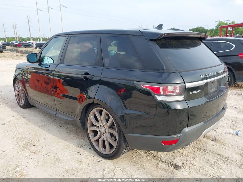 2016 Land rover Range rover sport VIN SALWG2KF2GA635091 IAAI salvage auction — ENGINE DAMAGE, Rebuildable (Florida), sold $3,325 on 2026-08-26 (photo 3)
