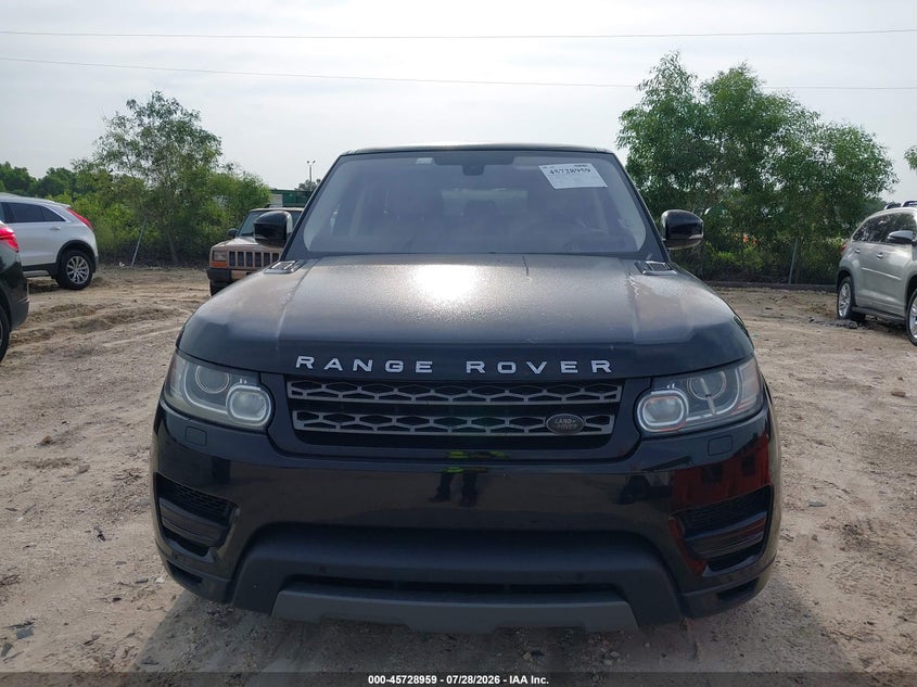 2016 Land rover Range rover sport VIN SALWG2KF2GA635091 IAAI salvage auction — ENGINE DAMAGE, Rebuildable (Florida), sold $3,325 on 2026-08-26 (photo 6)