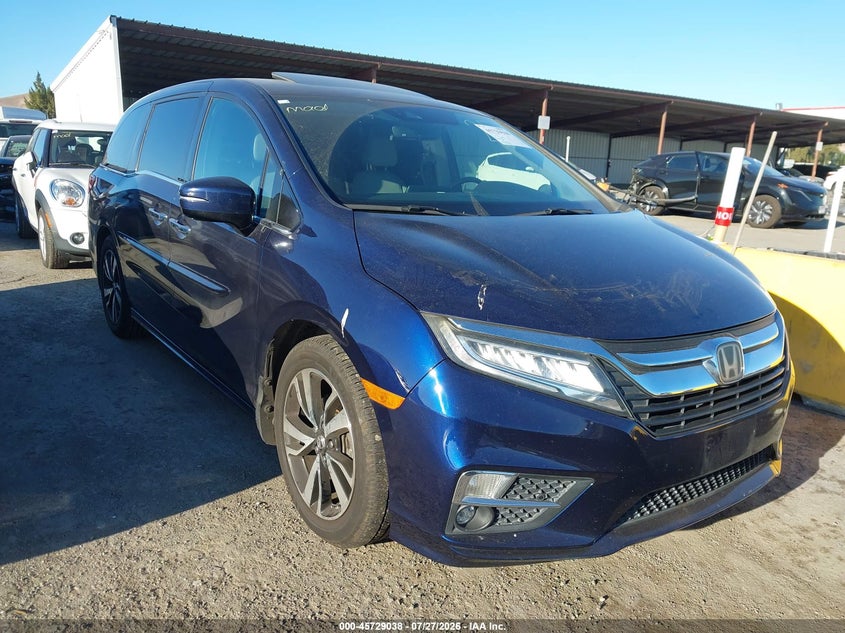 2018 Honda Odyssey VIN 5FNRL6H96JB002519 — IAAI salvage auction photo