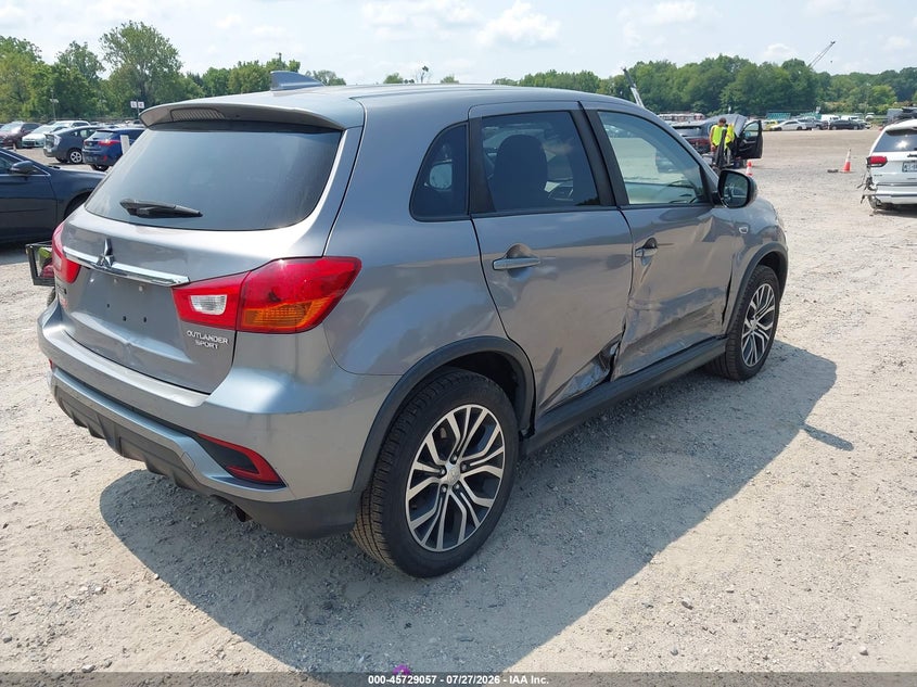 2019 Mitsubishi Outlander sport VIN JA4AP3AU3KU034023 IAAI salvage auction — RIGHT SIDE, Clear (New Jersey), sold $25 on 2026-07-28 (photo 4)
