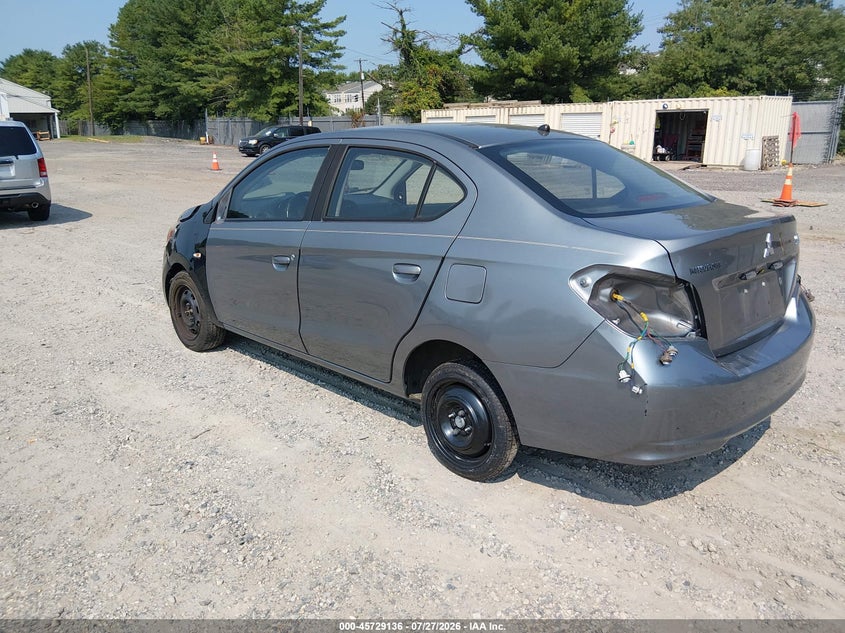 2018 Mitsubishi Mirage VIN ML32F3FJ6JHF07308 IAAI salvage auction — NORMAL WEAR, Clear (New Jersey), sold $25 on 2026-07-28 (photo 3)