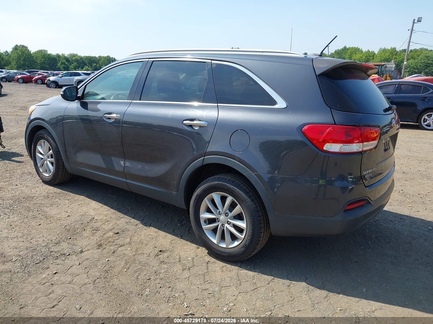 2017 Kia Sorento VIN 5XYPG4A38HG294506 IAAI salvage auction — NORMAL WEAR, Clear (New Jersey), sold $2,425 on 2026-08-01 (photo 3)
