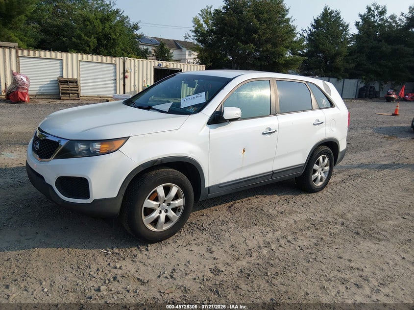 2011 Kia Sorento VIN 5XYKTCA16BG019948 IAAI salvage auction — NORMAL WEAR, Clear (Pennsylvania), sold $875 on 2026-07-28 (photo 2)