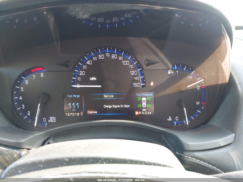 2015 Cadillac Ats VIN 1G6AA1RXXF0123601 IAAI salvage auction — HAIL, Original (Texas), sold $2,400 on 2026-08-29 (photo 7)