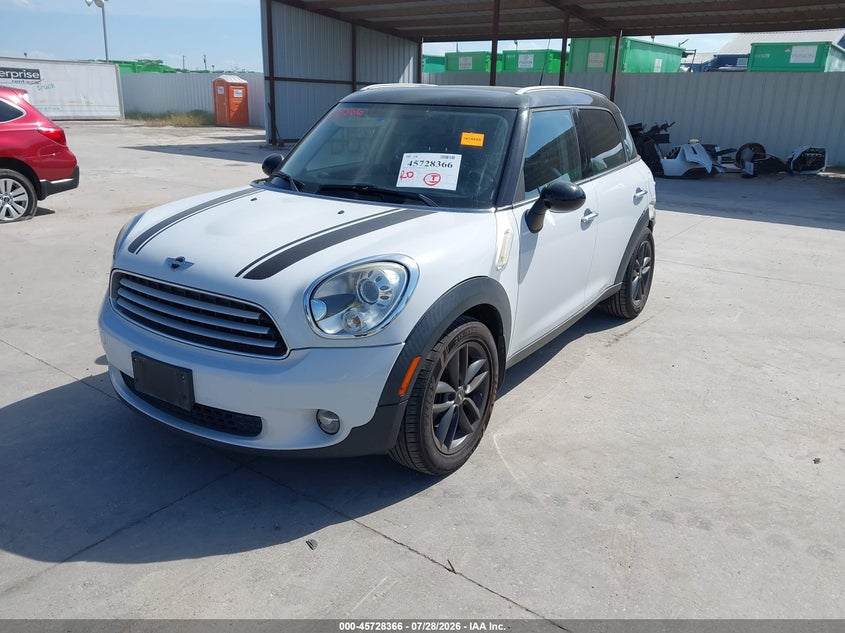 2014 Mini Countryman VIN WMWZB3C56EWR37950 IAAI salvage auction — REAR END, Salvage Title, sold $1,200 on 2026-08-12 (photo 2)