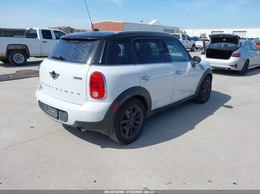 2014 Mini Countryman VIN WMWZB3C56EWR37950 IAAI salvage auction — REAR END, Salvage Title, sold $1,200 on 2026-08-12 (photo 4)