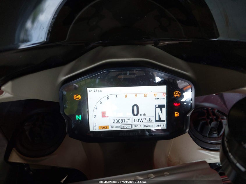 2017 Ducati Panigale VIN ZDM14BYW9HB008633 IAAI salvage auction — SIDE, Mv-907A (New York), sold $4,900 on 2026-08-19 (photo 7)