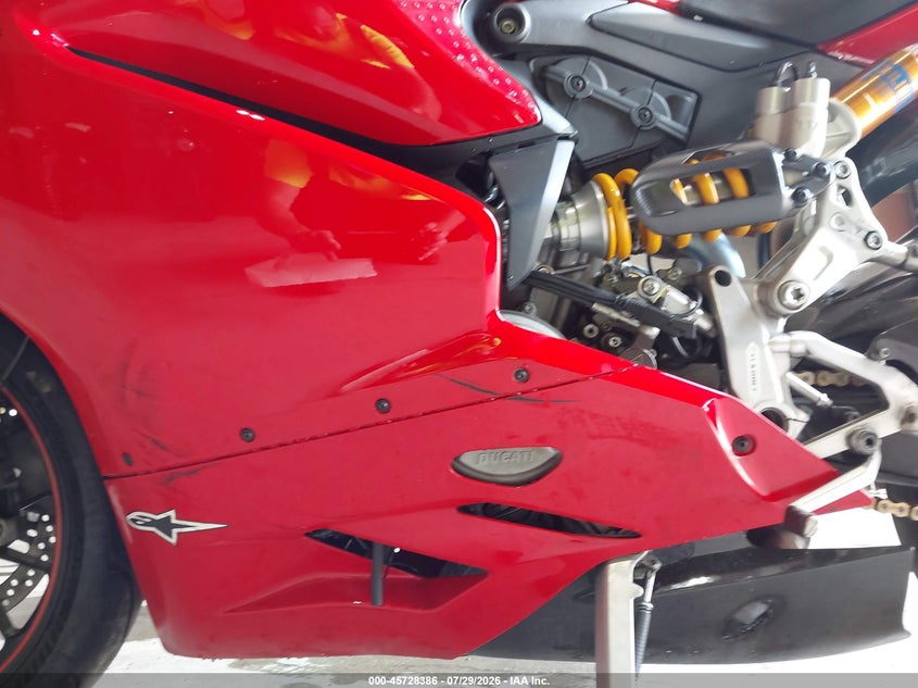 2017 Ducati Panigale VIN ZDM14BYW9HB008633 IAAI salvage auction — SIDE, Mv-907A (New York), sold $4,900 on 2026-08-19 (photo 9)